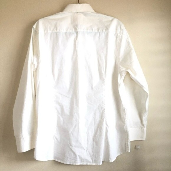 GUESS Men’s Long Sleeve Button Front White Shirt XL - Picture 4 of 6
